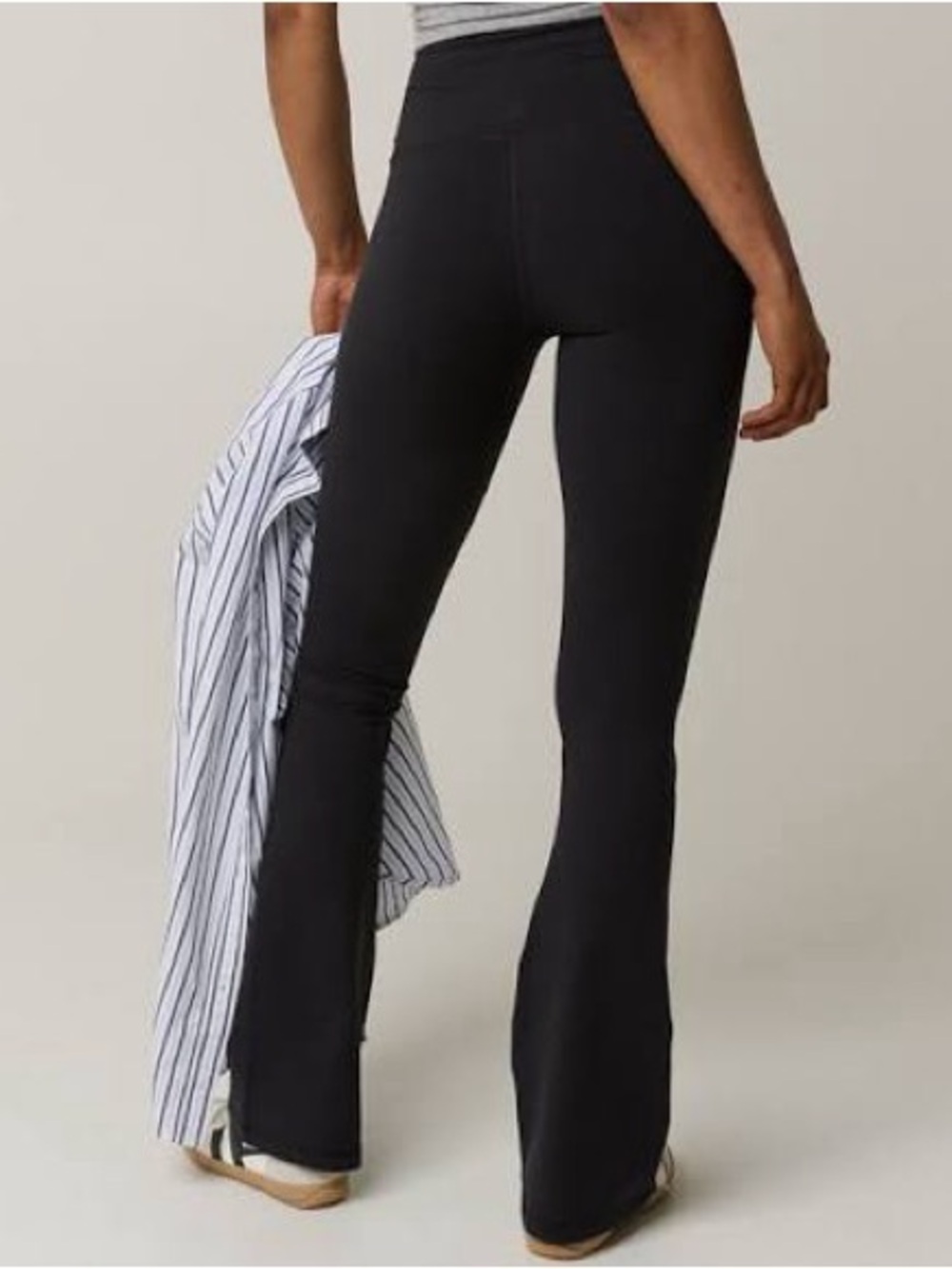 Offline by Aerie The Hugger Bootcut High Rise Legging - Black - Picture 2 of 7